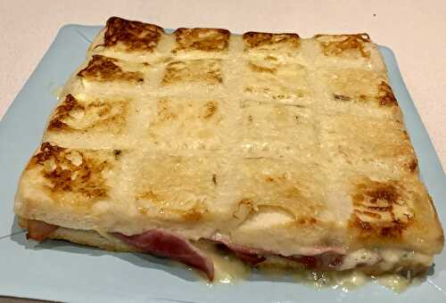 Croque tablette jambon et bleu du Vercors-Sassenage