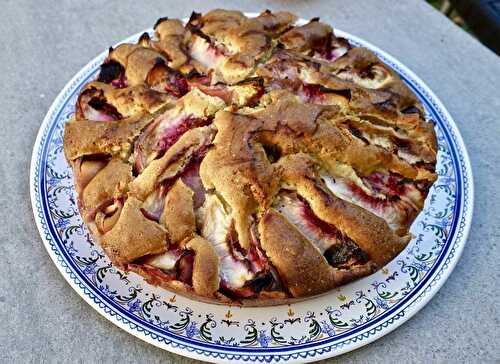 Gâteau aux nectarines