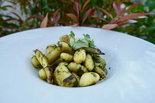 Gnocchis aux asperges vertes