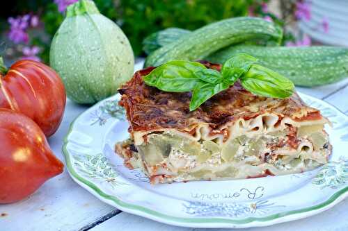 Lasagne aux courgettes et aubergines