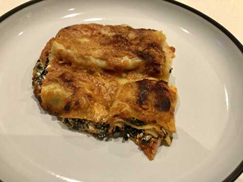 Lasagne chèvre et blette