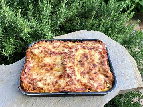 Lasagnes épinards et chèvre frais