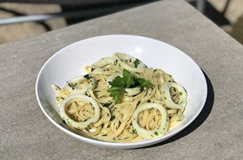 Linguines aux calamars