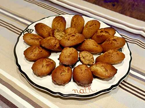 Madeleines à la farine de riz et lait d'amande