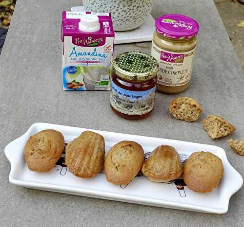 Madeleines au lait d'amande