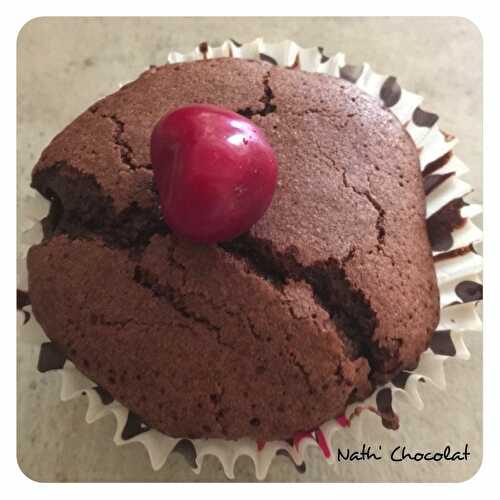 Muffin chocolat et cerise - Nath' Chocolat