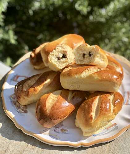 Pain au lait au chocolat