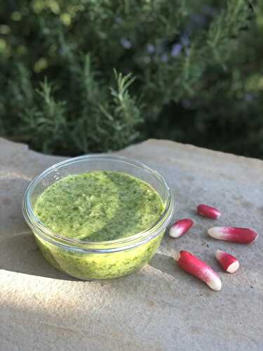 Pesto de radis