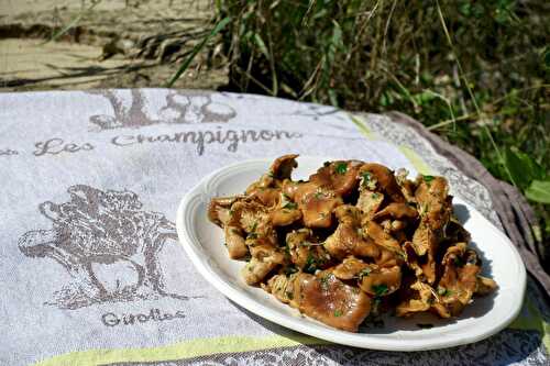 Poêlée de girolles