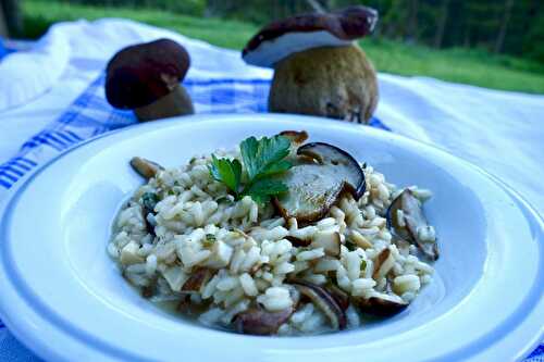 Risotto aux cèpes