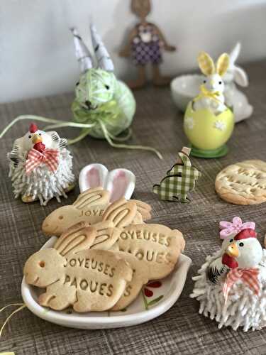 Sablés lapin - Joyeuses Pâques