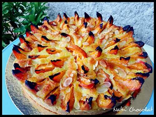 Tarte à l'abricot et amandes