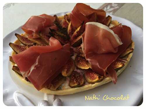 Tarte aux figues et jambon cru