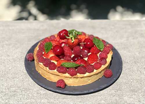 Tarte aux fruits rouges