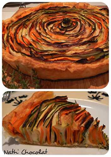 Tarte aux légumes : courgettes et carottes