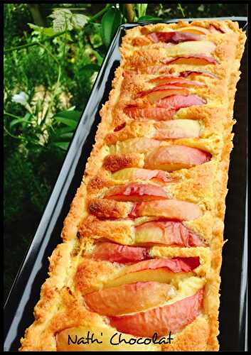 Tarte aux nectarines