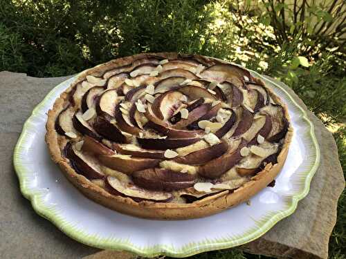 Tarte aux pêches