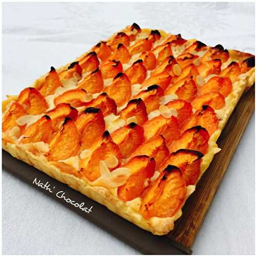 Tarte pâtissière abricots