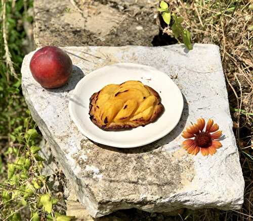 Tarte rustique aux pêches