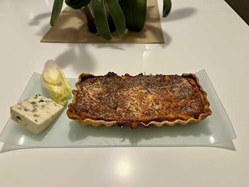 Quiche aux endives et roquefort