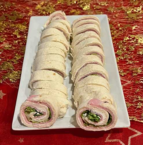 Wraps au jambon pour l'apéritif