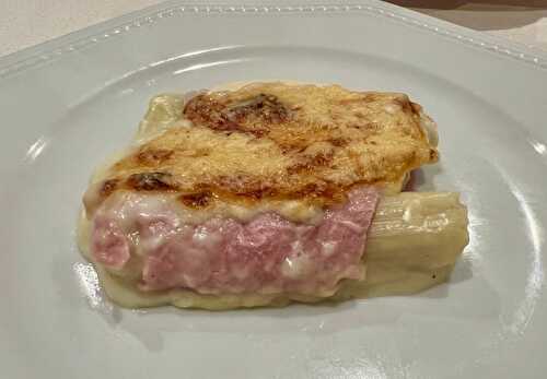 Poireaux au jambon