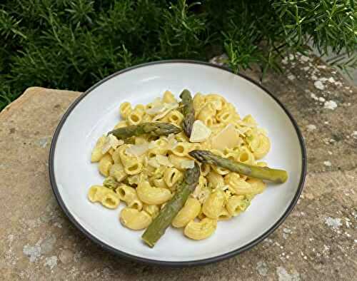 Pâtes aux asperges et parmesan