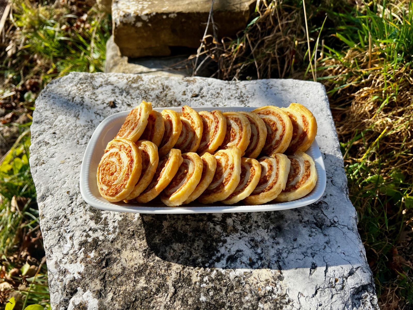 Feuilletés jambon et gruyère 