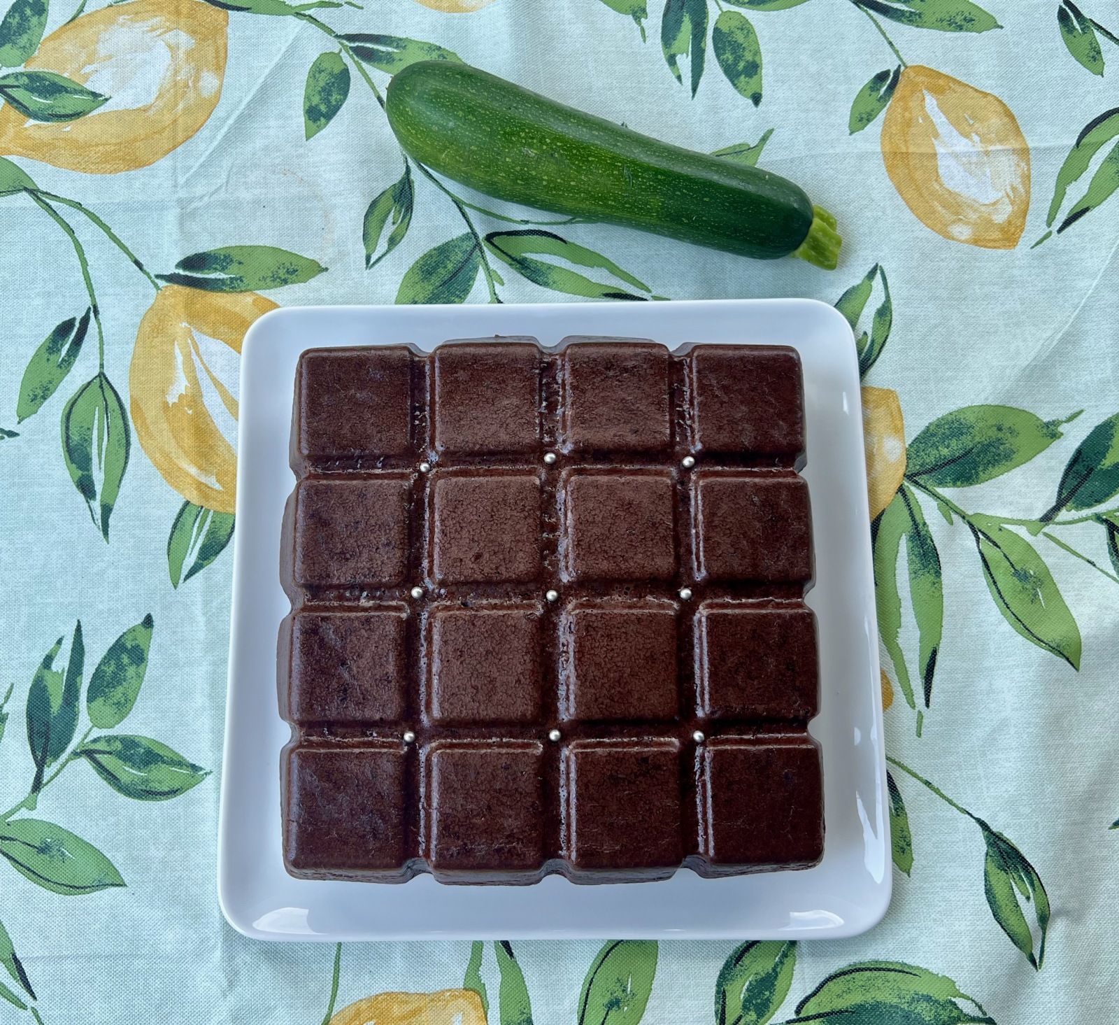 Gâteau chocolat et courgette