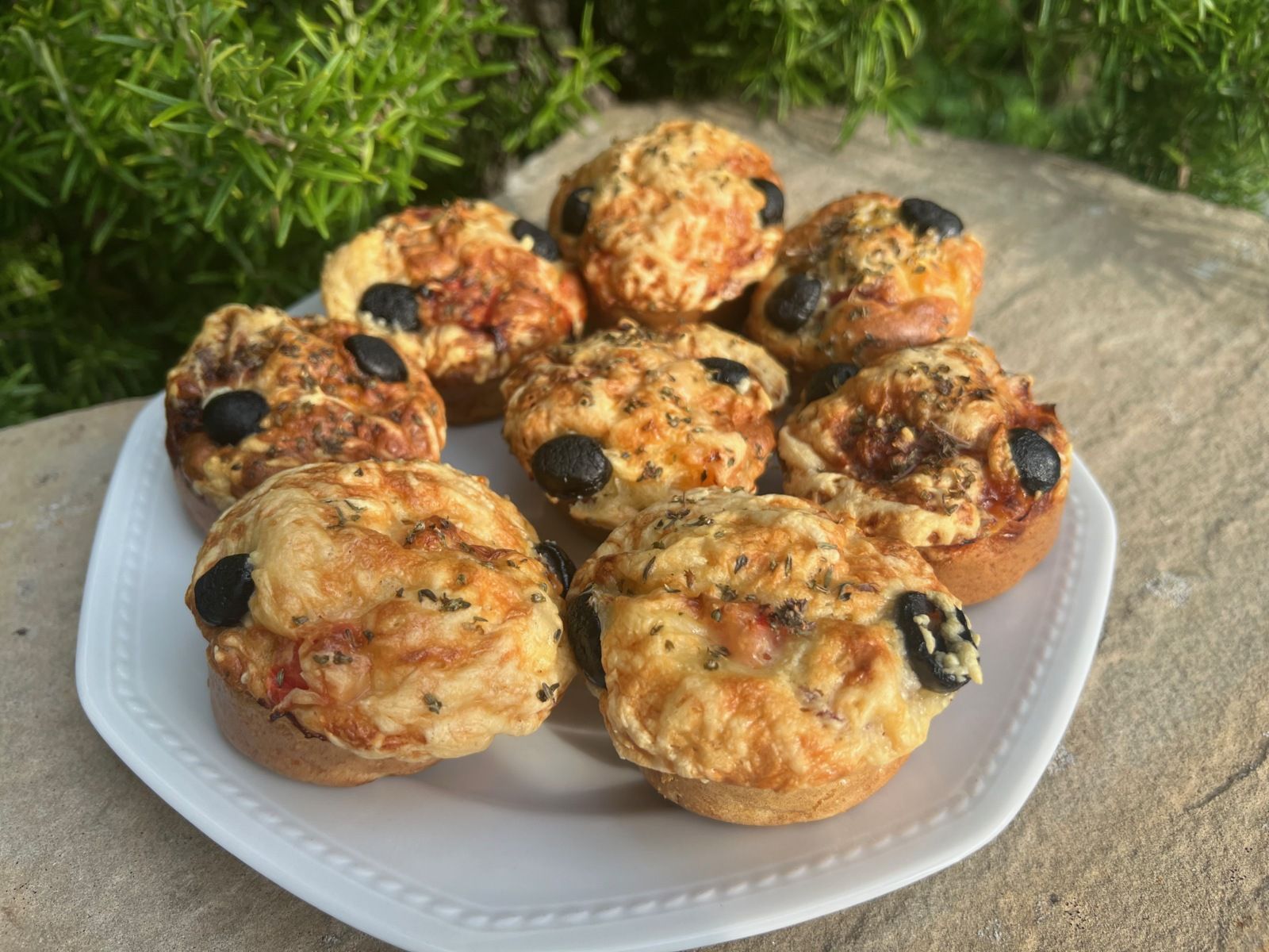 Muffins façon pizza