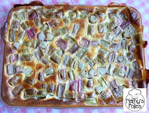 Recette Clafoutis à la Rhubarbe