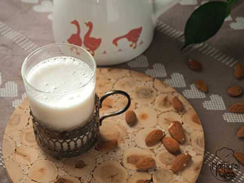 Recette Lait d'amandes maison au thermomix