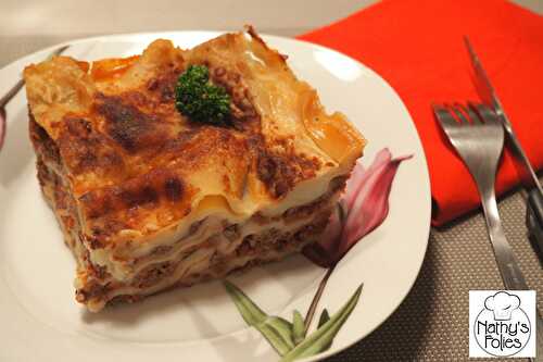 Recette Lasagnes à la bolognaise à ma façon