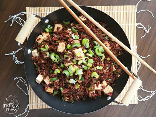 Recette Riz rouge au tofu, gingembre et soja - Battle Food #49