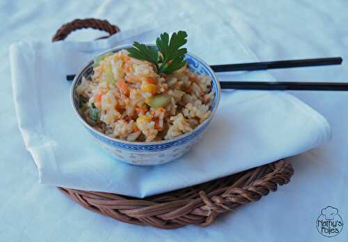 Recette Salade de riz à la chinoise façon Nathy