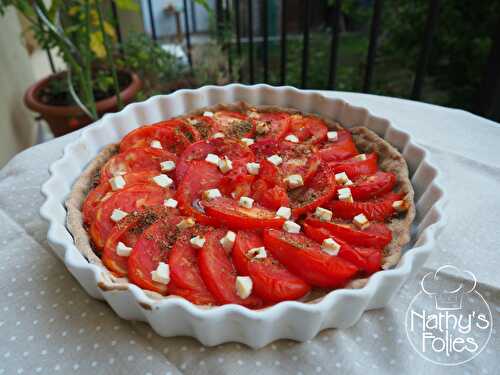 Recette Tarte à la tomate et à la moutarde ancienne