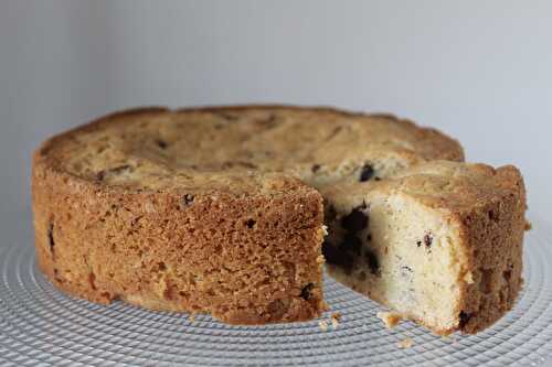 Blondie aux amandes et chocolat