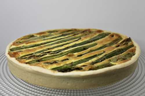 Tarte aux asperges vertes