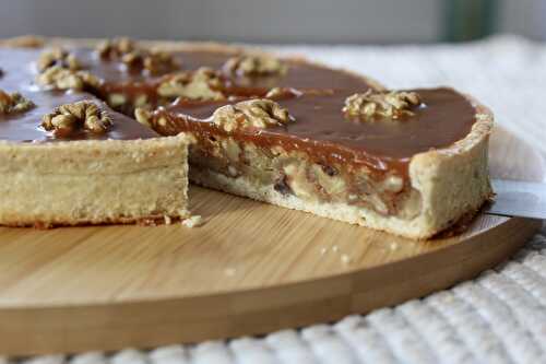 Tarte aux noix & caramel beurre salé