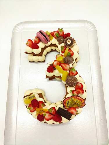 Number cake sans gluten | Nos Saveurs