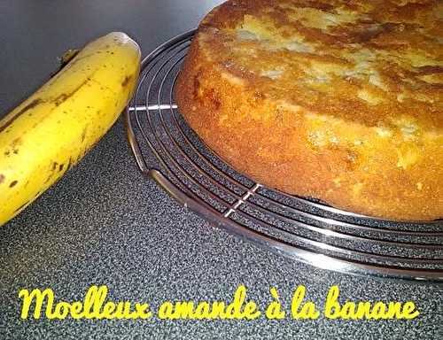 Moelleux amande à la banane