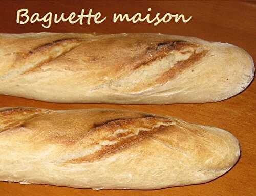 1 Recette facile, Baguette maison au four