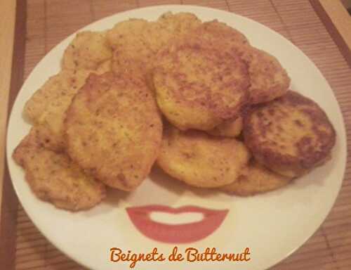 1 Recette facile, Beignet de courge Butternut