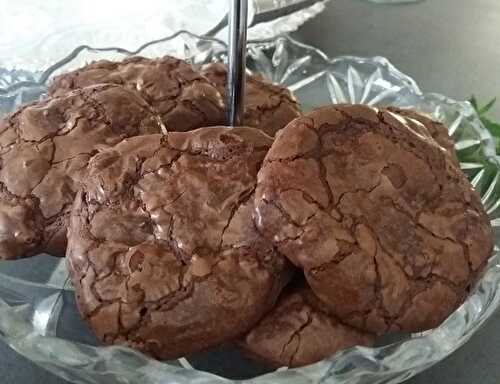 1 Recette facile, Biscuits cookie brownie au chocolat