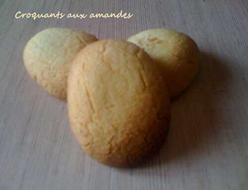 1 Recette facile, Biscuits croquants aux amandes