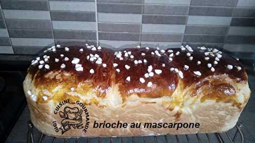 1 Recette facile, Brioche boulangère au mascarpone