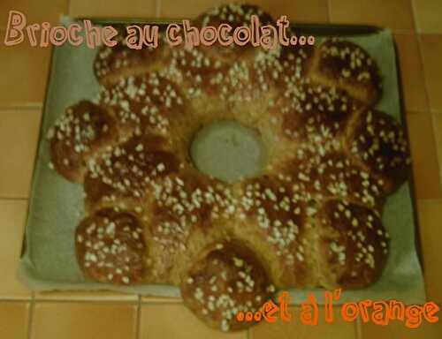 1 Recette facile, Brioche moelleuse chocolat et orange