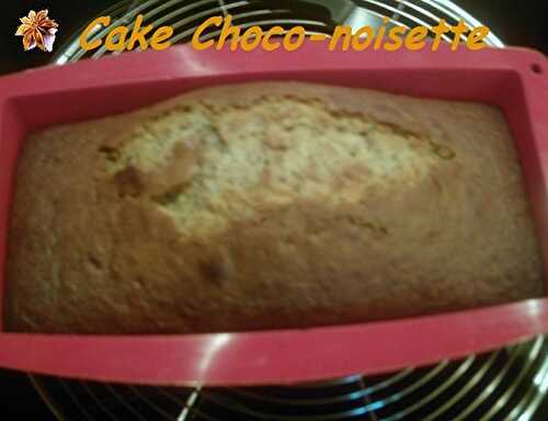 1 Recette facile, Cake chocolat aux noisettes