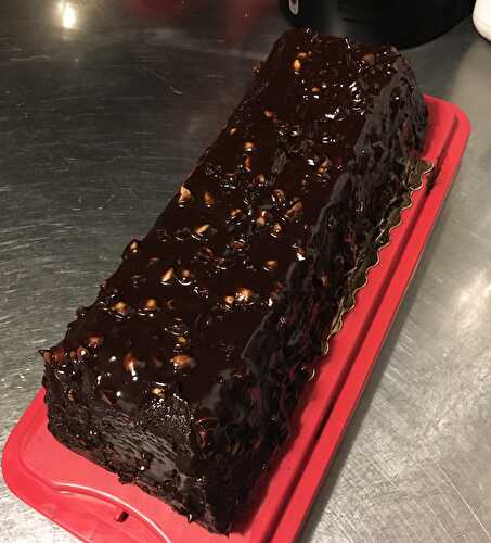 1 Recette facile, Cake Chocolat nappé chocolat aux amandes