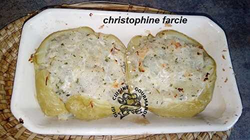 1 Recette facile, Christophine ou Chayote farcie au comté